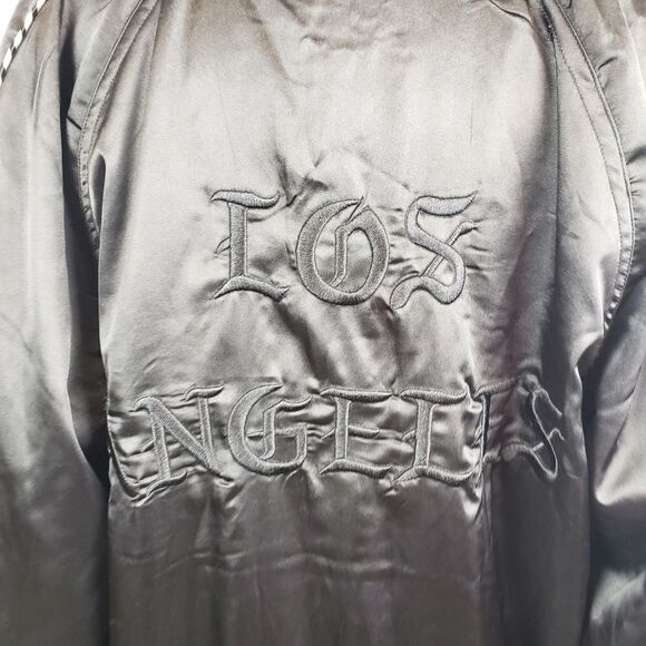 PacSun black oversized bomber jacket - Picture 4 of 8